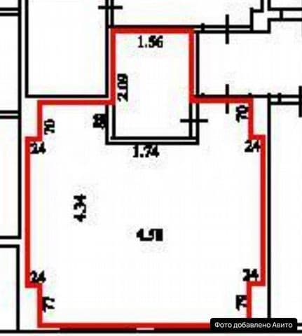 Квартира-студия, 21,1 м², 1/6 эт.