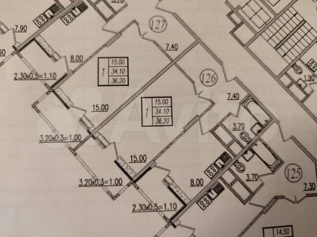 1-к. квартира, 38.3 м², 3/14 эт.